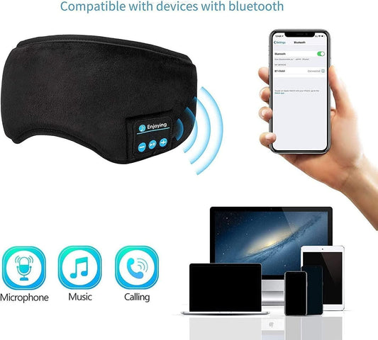 Wireless Bluetooth Eye Mask With Music l Soft Sleep Mask Memory