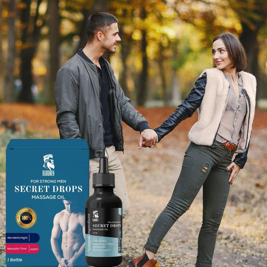A Secret Drops Massage Oil For Men's 60ml l Men Intimate Wellness Massage Oil - 2 Pcs