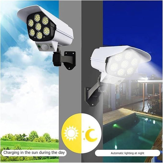 Human Body Sensor LED Lamp l Dummy CCTV Camera for Thief Motion