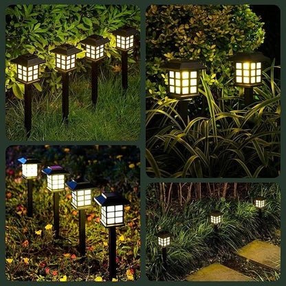 A Solar Garden Yard Light Pack of 6 | Outdoor Solar Lights for Garden & Lawn
