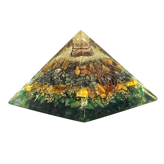 A Money Magnet Pyramid Real Crystals Wealth Pyramid for Prosperity, Abundance & Good Luck l Vaastu & Feng Shuai