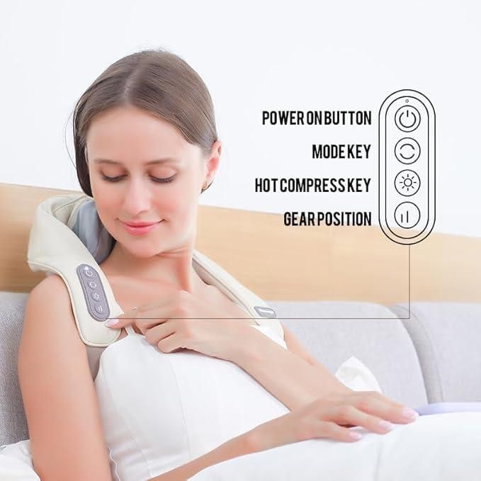 .Shoulder & Neck Massager for Pain Relief | Full Body Electric Massage Device