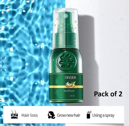 Japanese Hair Growth Spray with Ginger 100ml (Pack of 2)